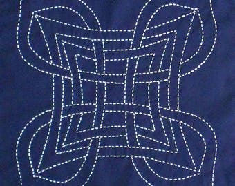 Aine preprinted fabric for hand embroidery