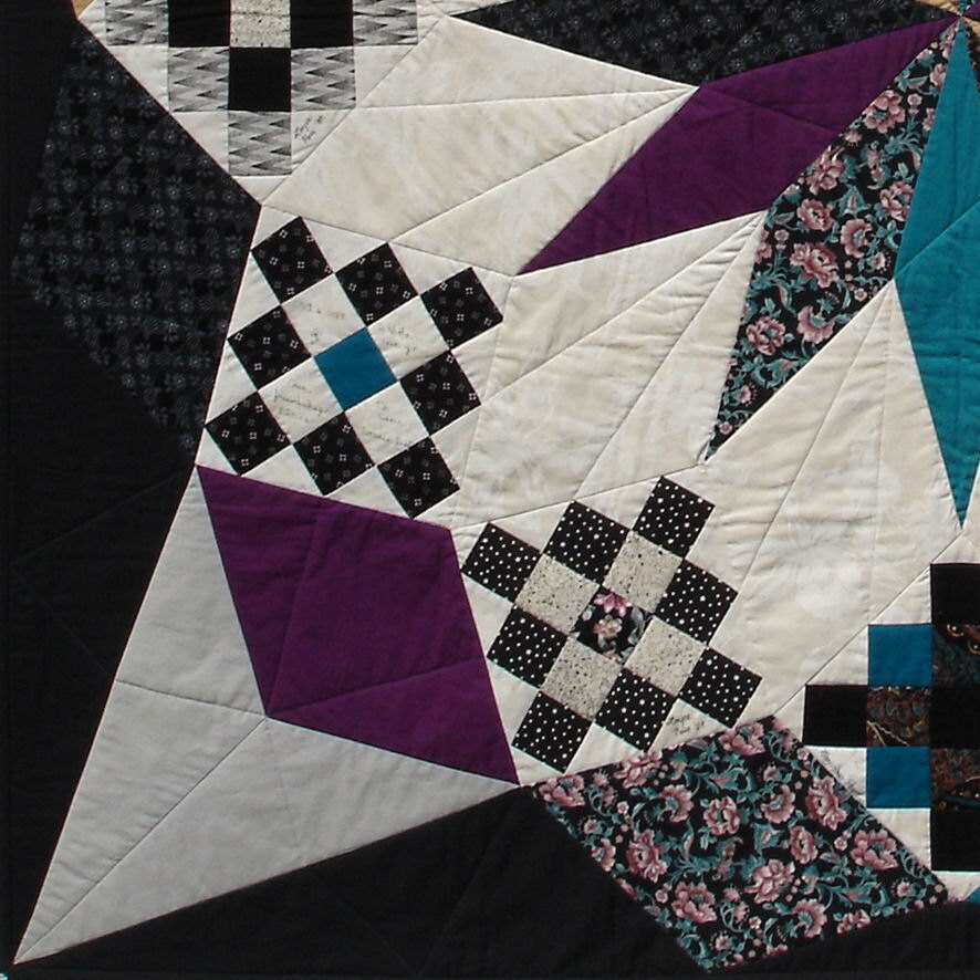 Voila Viola Modern Patchwork Quilt Pdf Pattern Etsy