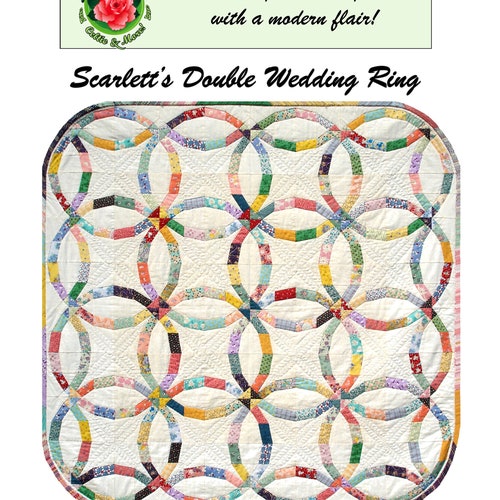 Double Wedding Ring Lap Quilt Pattern Etsy Australia