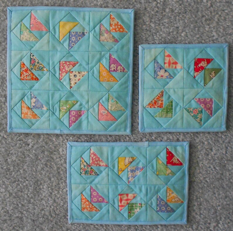 Follow The Wind /& Kitty Cats modern foundation paperpiecing FPP digital pattern