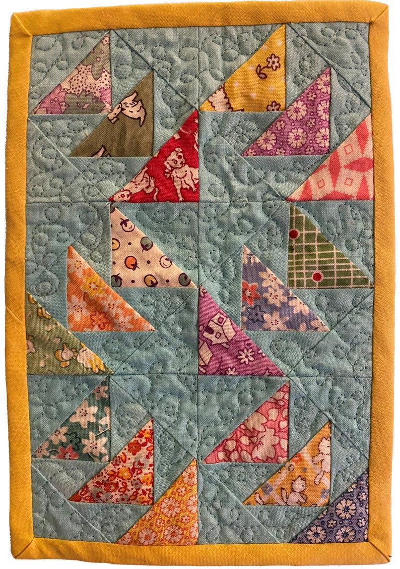 Follow The Wind /& Kitty Cats modern foundation paperpiecing FPP digital pattern
