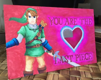 Legend of Zelda Link  Card You Are The Last Piece