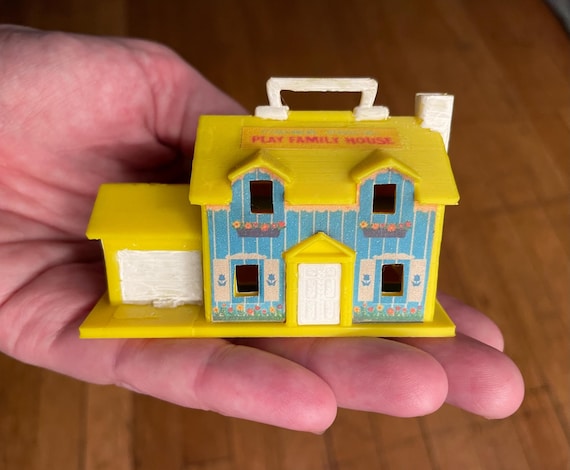 Dollhouse Miniature, 60s 70s Vintage replica toy play house by à la miniature on Etsy