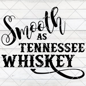 Glad als Tennessee Whiskey SVG EPS dxf studio Commercieel gebruik Silhouette Circut Heat Transfer Vinyl