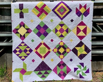 Double Compliment, A Sampler Quilt Pattern