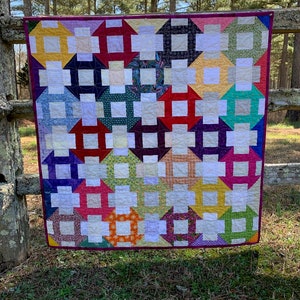 Jam and Butter - A Modern Churn Dash Quilt Pattern