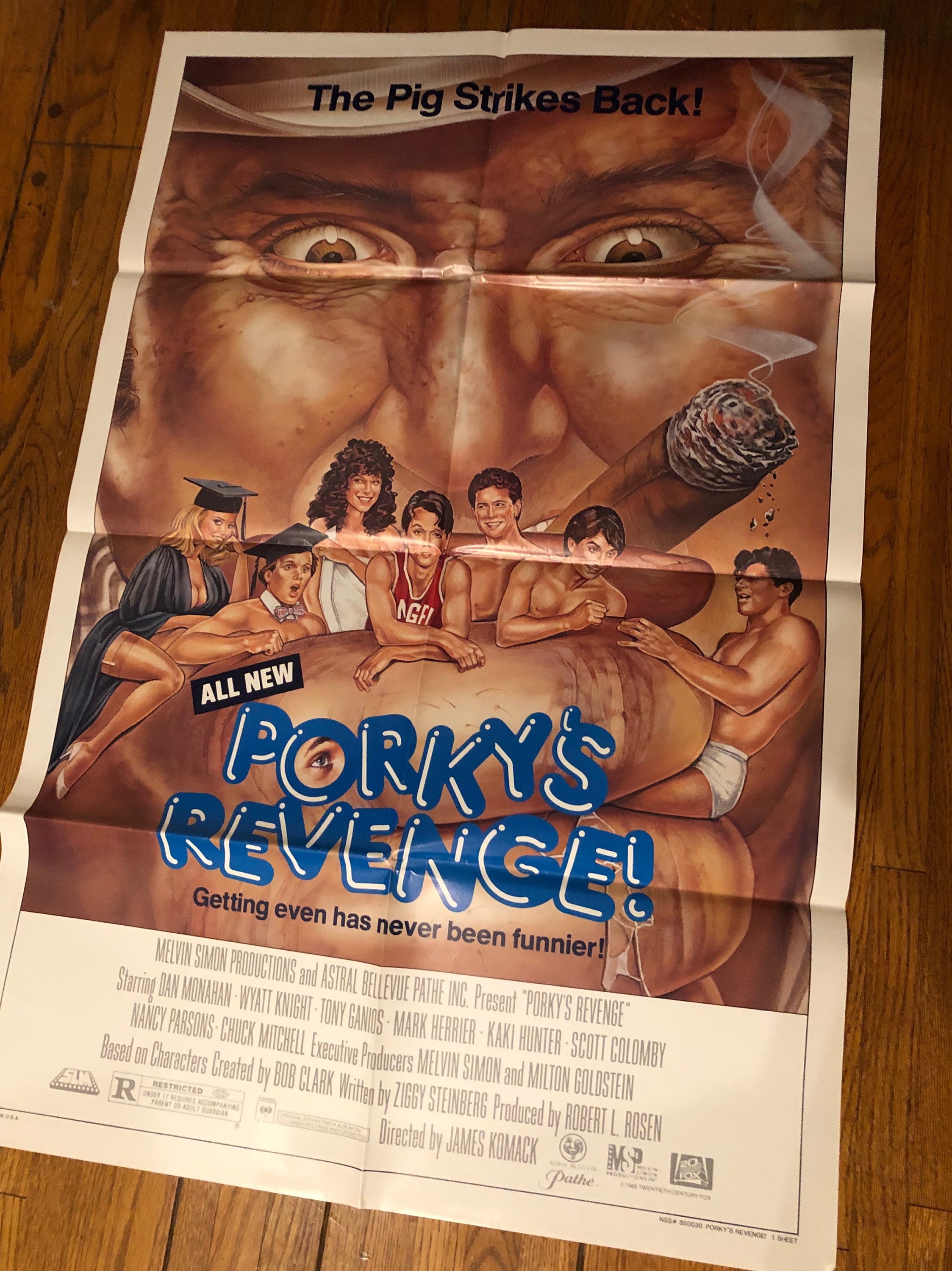 PORKY'S REVENGE Original Movie Poster 1985 Etsy UK