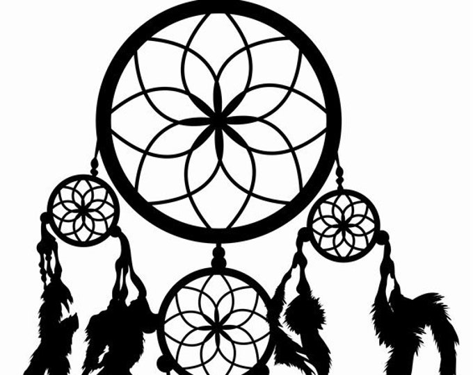 Boho Feathers Dreamcatcher Classic Car Decal