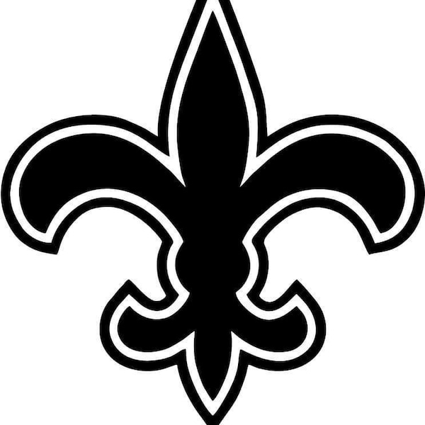 Fleur De Lis decal, Car or laptop Vinyl Decal