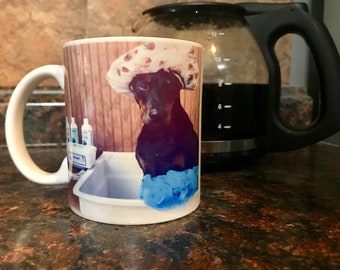 Personalized Pet Photo Mug, Custom Dog or Cat Picture Tea Cup