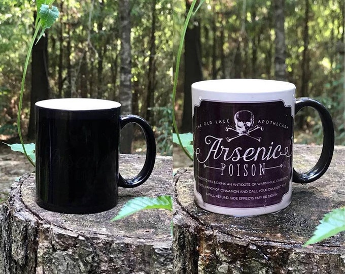 11 Oz. Color Changing Ceramic Coffee Mug, Magic Mug, Customizable