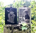 Custom Photo Engraved flask, Black or Stainless Steel, 8oz