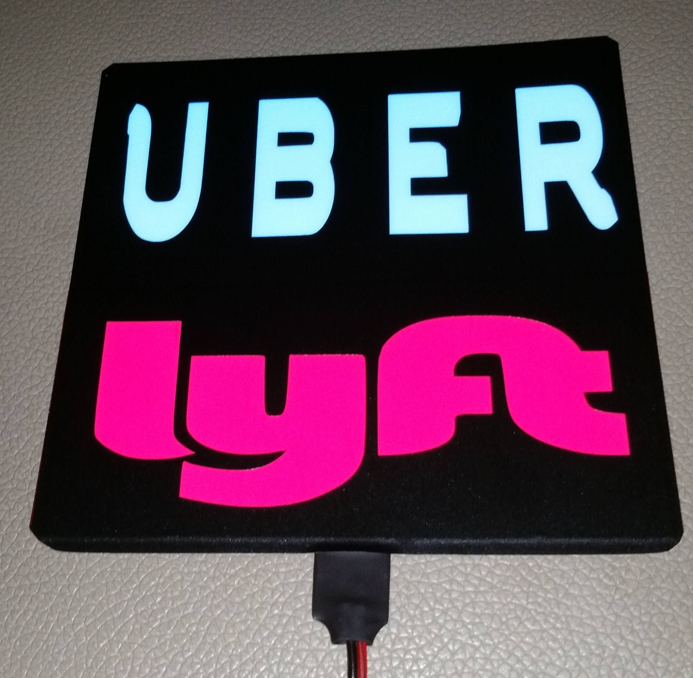 4""x4"" Uber/Lyft Logo 2 in 1 | Etsy