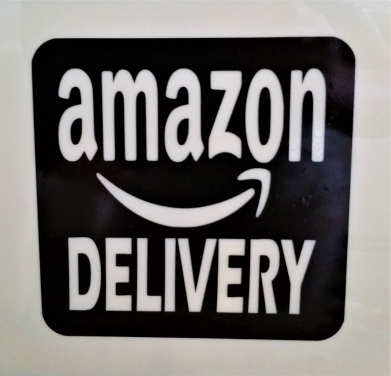Sticker amazon Delivery Decal Sign for Wall Door Etsy