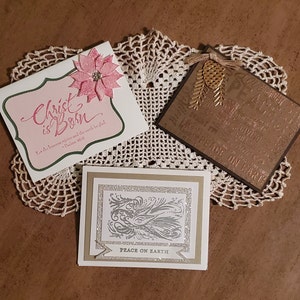 3 Handmade Christmas Cards