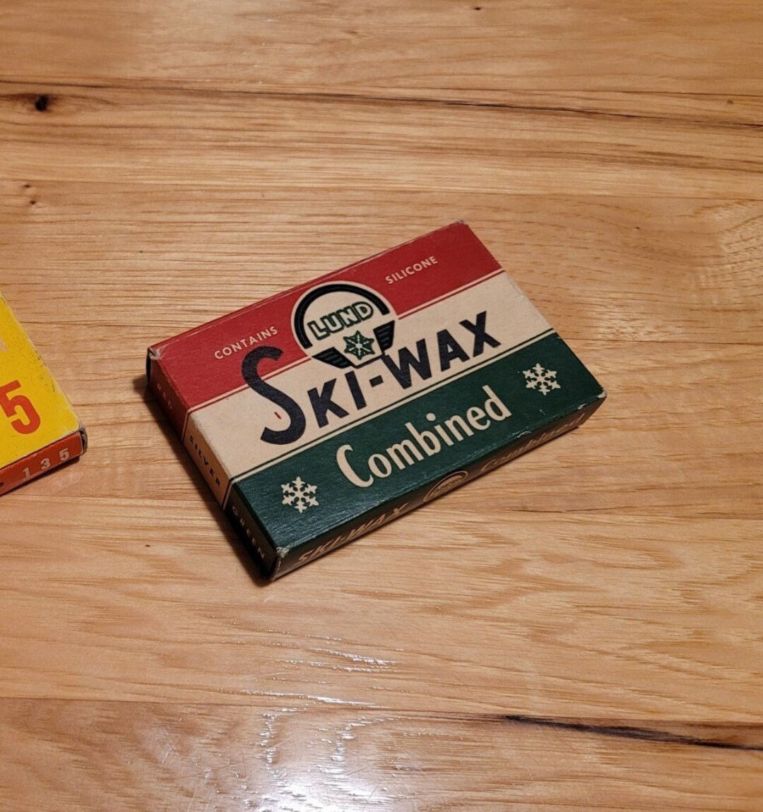 Vintage Lund Downhill Snow Ski Wax Etsy