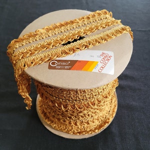 Kupferfarbene geschlungene Kordelborte Polsterung home decor Handwerk Die Conso-Kollektion wird als lose Ware verkauft