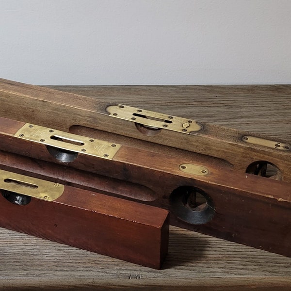 Antique Wood Level Etsy