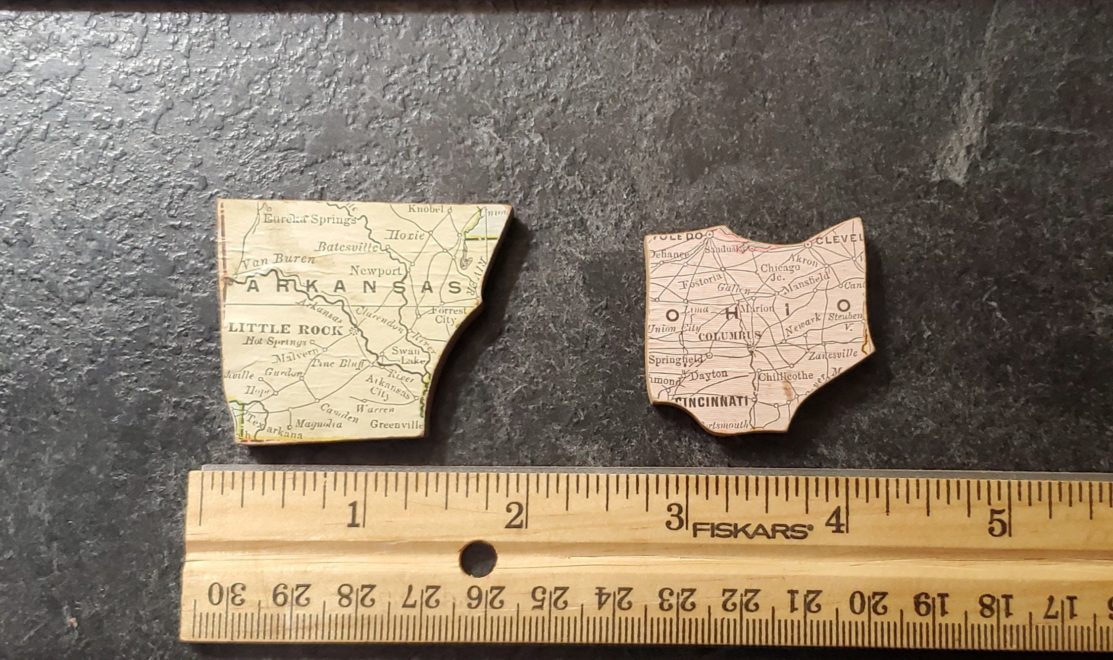 Vintage 1/4 dickes Holz USA Karte Puzzleteile kaufen | Etsy