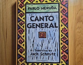 Vintage trade paperback - Canto General - Pablo Neruda - poet poetry 1993 University of California Press