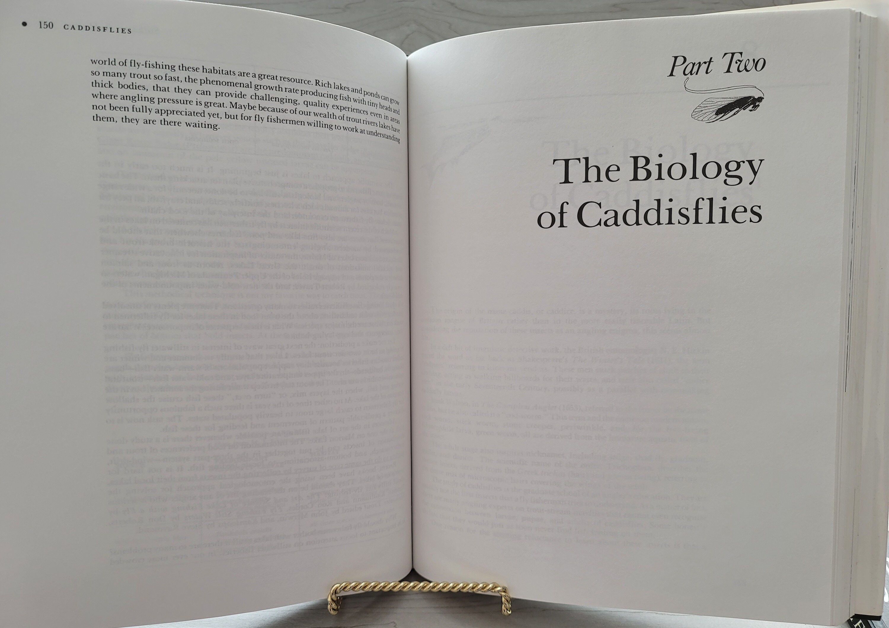 Caddisflies by Gary Lafontaine 1983 Hardcover Book With Dust Jacket