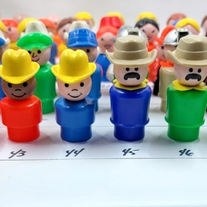 Wood Peg People Family Set of 5 Unfinished Wood Wood Peg Dolls DIY