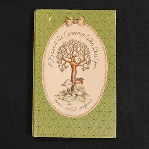 Book - Joan Walsh Anglund - A Friend Is Someone Who Likes You 1958 Hardcover book with dust jacket