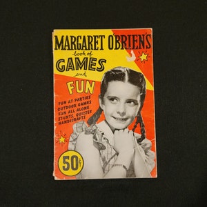 Vintage Hollywood 1948 Margaret Obrien's Book of Games and Fun