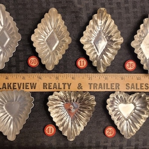 Vintage Fluted Tart Tins a wide variety to choose from! All Shapes and Sizes used mold molds tin