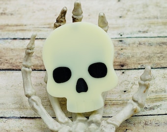 Deadly Notions Skull Needle Case | Magnetic Needle Case | Gifts for Sewists | Goth Sewing Gift | Embroidery Gift