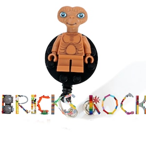 E.T.™ Badge Reel Made With LEGO® Minifigure™ Pediatric ID Badge Holder ET  E-T 