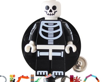 Skeleton X-Ray Guy - Badge Reel made with LEGO® Pediatric - ID Badge Holder - Radiologist