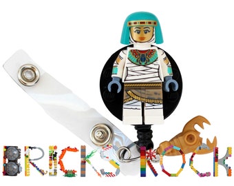 Egyptian Mummy Queen - Badge Reel made with LEGO® Halloween