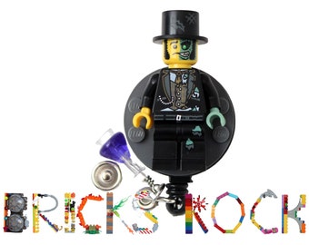 Dr. Jekyll Mr. Hyde - Badge Reel made with LEGO® - ID Badge Holder Halloween