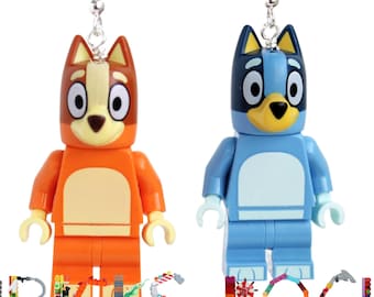 Bluey™ & Bingo™ - Earrings made with LEGO®