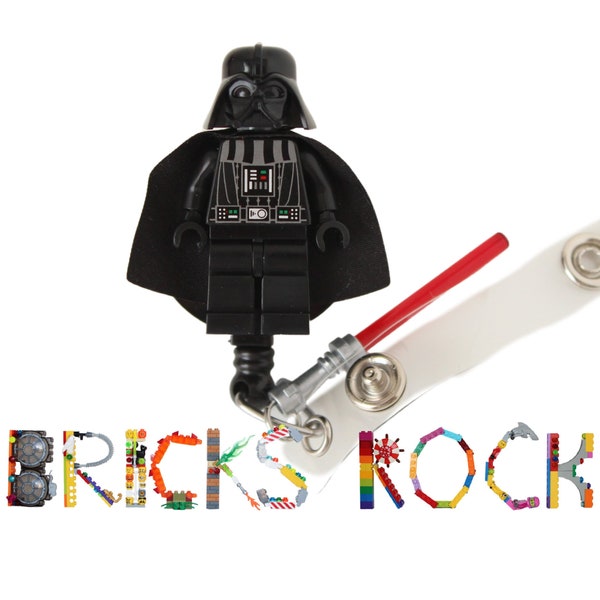 Darth Vader™ Badge Reel made with LEGO® Minifigure™- Pediatric - ID Badge Holder - Star Wars©