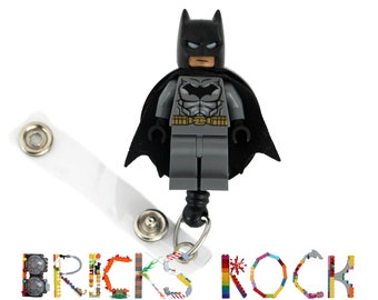 Batman™ Badge Reel Made With LEGO® Minifigure™ Pediatric ID Badge