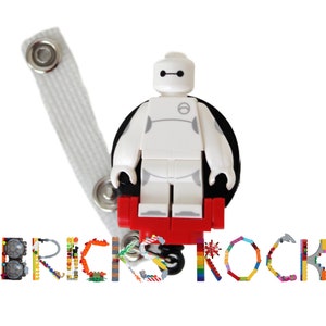 Baymax™ Badge Reel made with LEGO® Minifigure™- Pediatric - ID Badge Holder - Big Hero 6