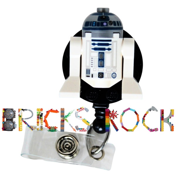 R2D2™ Badge Reel made with LEGO® Minifigure™- Pediatric - ID Badge Holder - Star Wars©