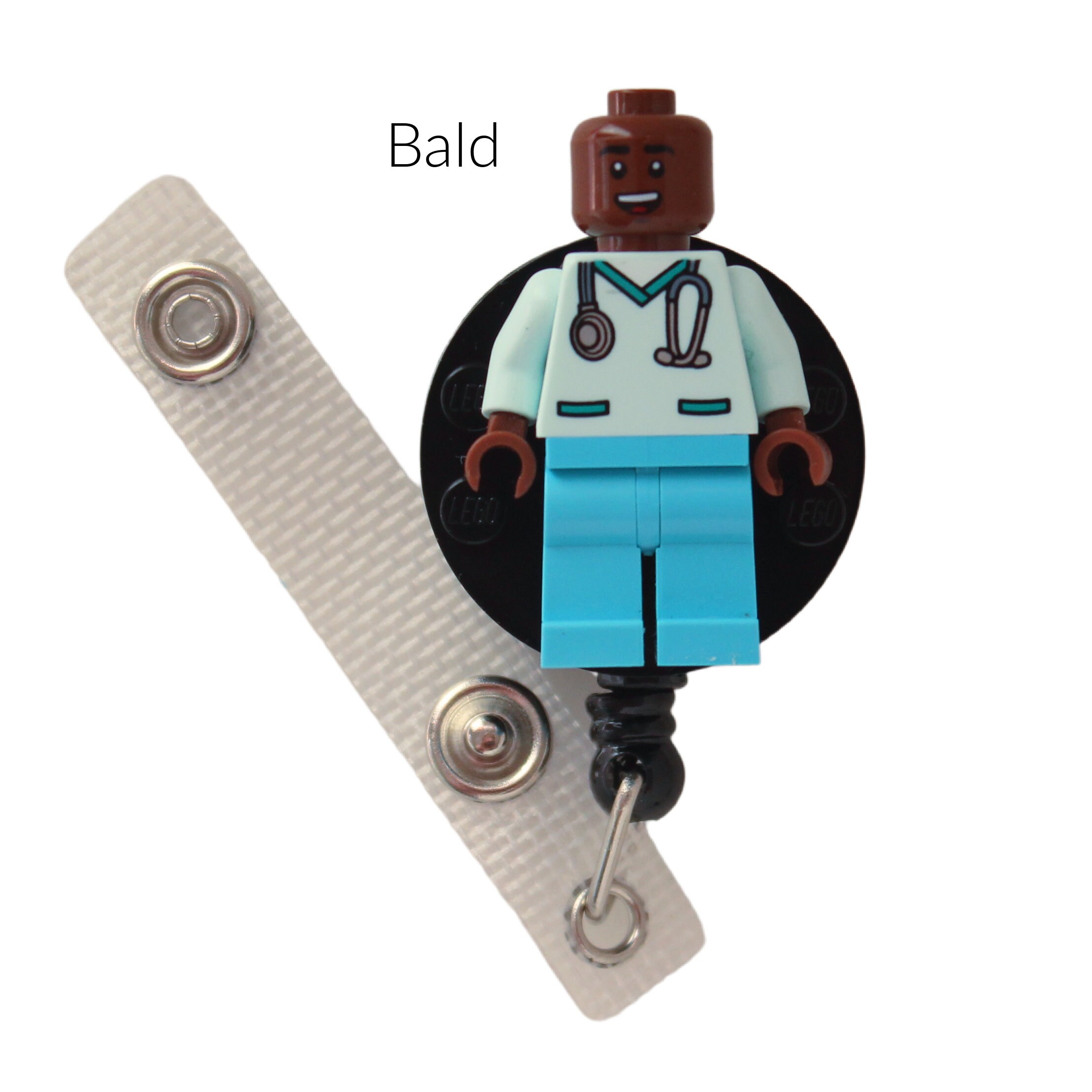Bart Simpson™ Badge Reel Made With LEGO® Minifigure™ Pediatric ID Badge  Holder the Simpsons© 