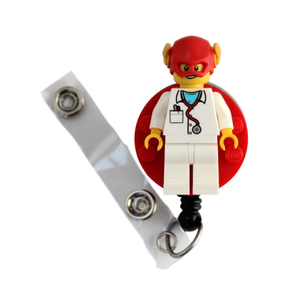 Captain America™ Scrubs Nurse Doctor Badge Reel Made With LEGO® Minifigure™  Pediatric ID Badge Holder Superhero -  Canada