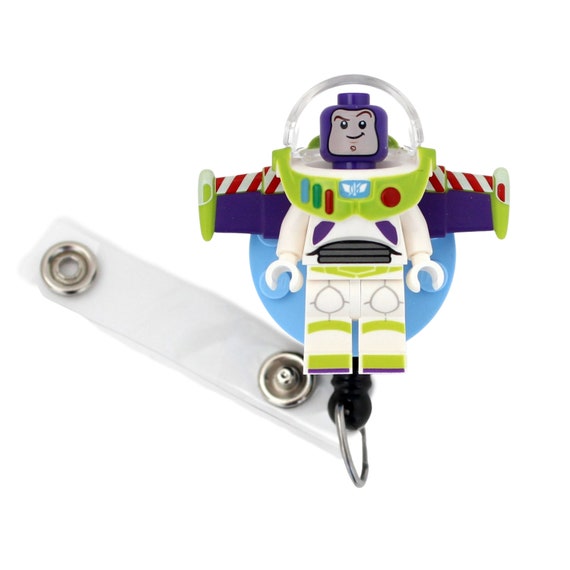 Buzz Lightyear™ Badge Reel Made With LEGO® Minifigure™ Pediatric ID Badge  Holder Toy Story™ 