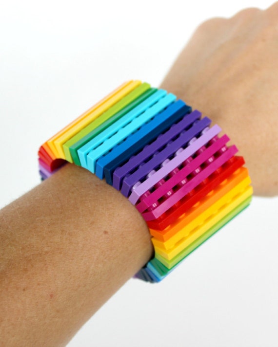 Lego rainbow bracelet hotsell
