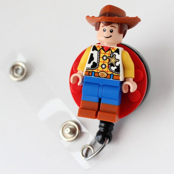 kontoførende Kina Sæt tabellen op Woody™ Badge Reel Made With LEGO® Minifigure™ Pediatric ID - Etsy Denmark