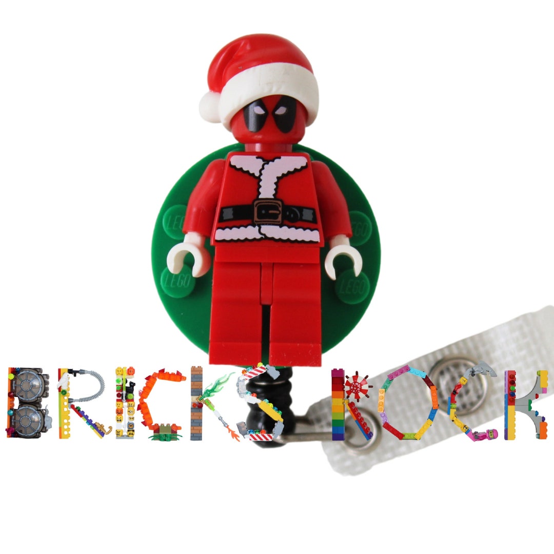 Deadpool™ Santa Claus Badge Reel Made With LEGO® Minifigure™ Pediatric ID  Badge Holder Superhero Christmas -  Canada