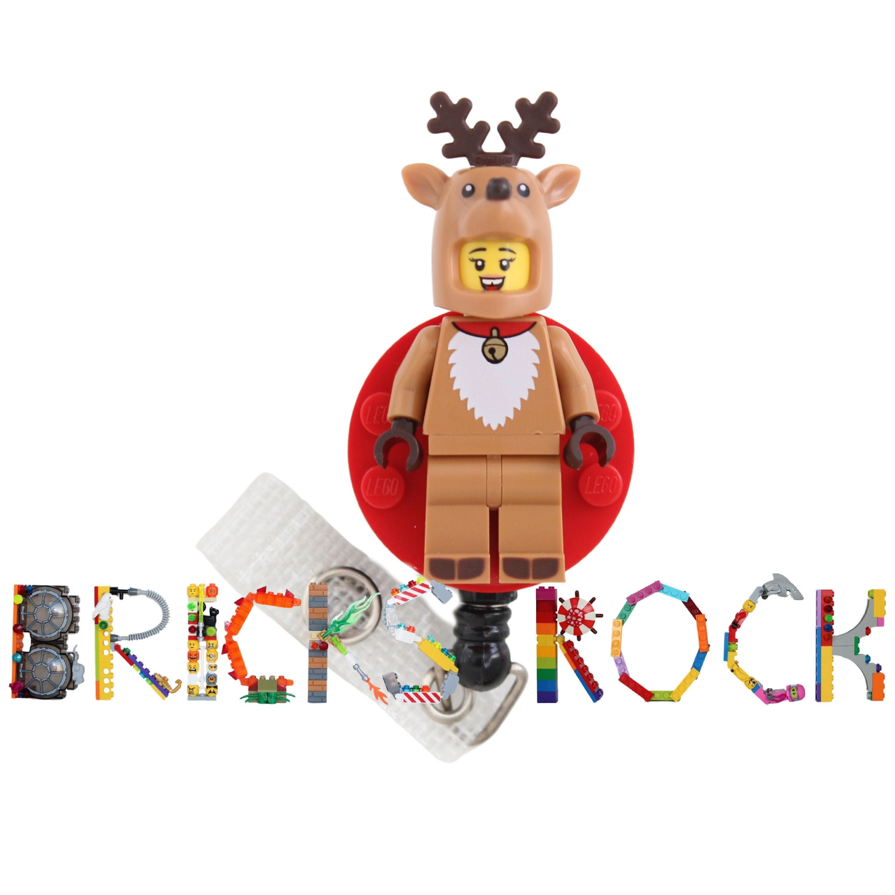 Lego reindeer minifigure sale