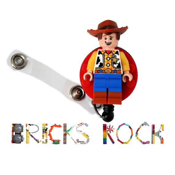 Woody™ Badge Reel Made With LEGO® Minifigure™ Pediatric ID Badge Holder Toy  Story™ 