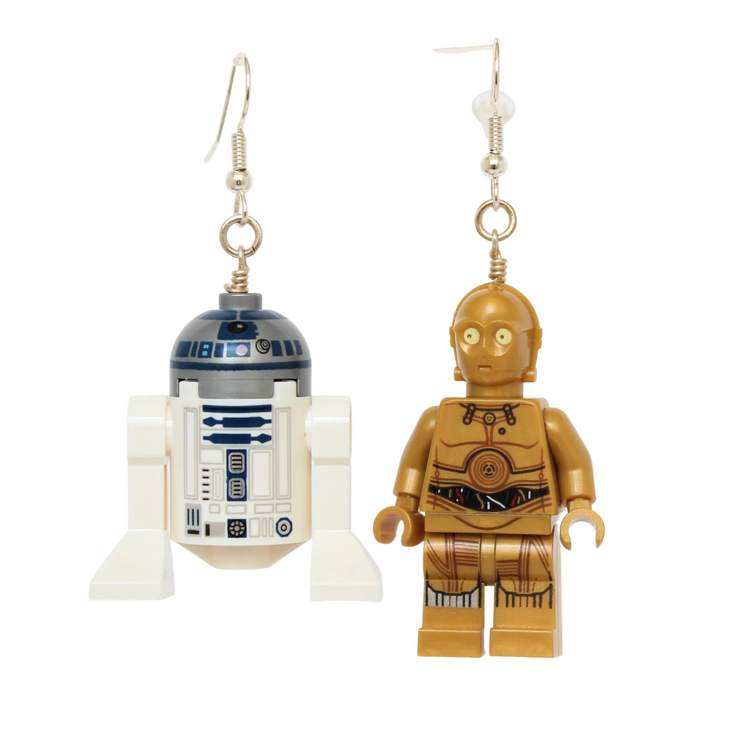 R2D2™ and C3PO™ Earrings Made With LEGO® Minifigures™