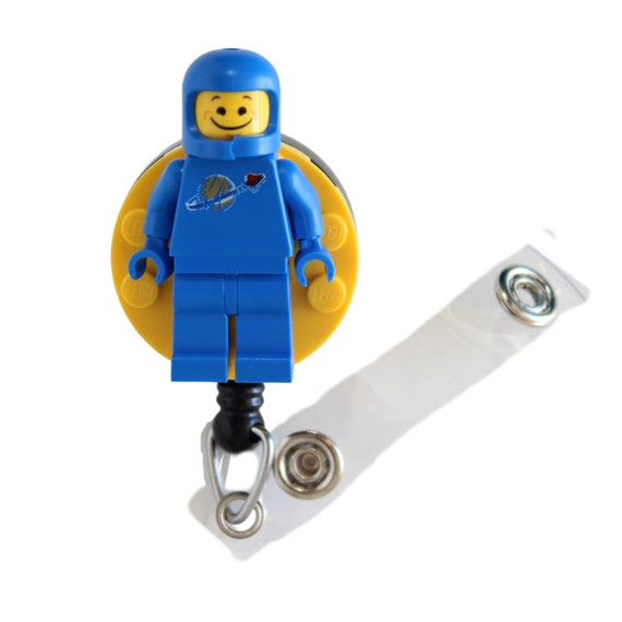 Benny the Astronaut™ Badge Reel Made With LEGO® Minifigure™ Pediatric ID  Badge Holder 