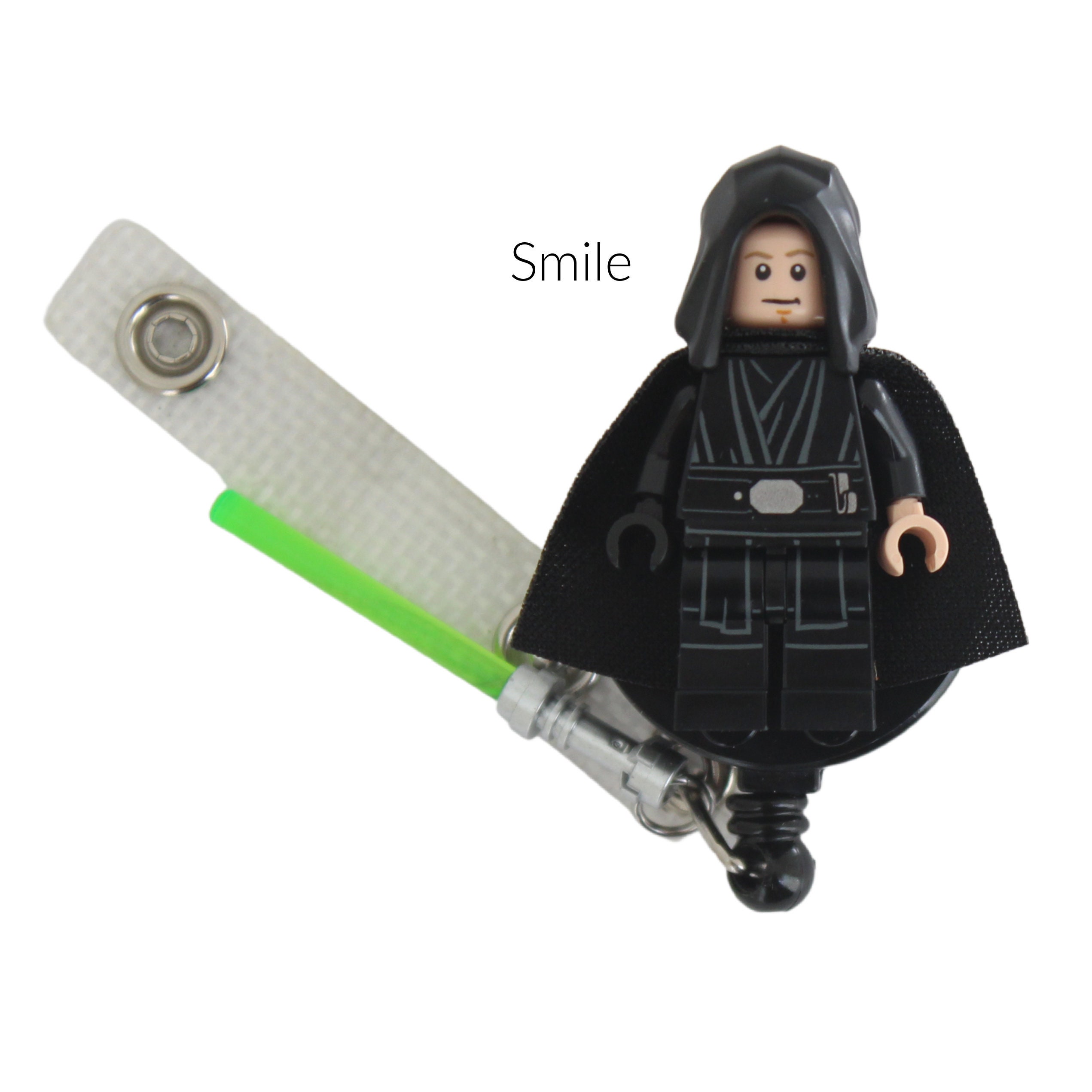 Luke Skywalker™ Badge Reel Made With LEGO® Minifigure™ Pediatric ID Badge  Holder Star Wars© 